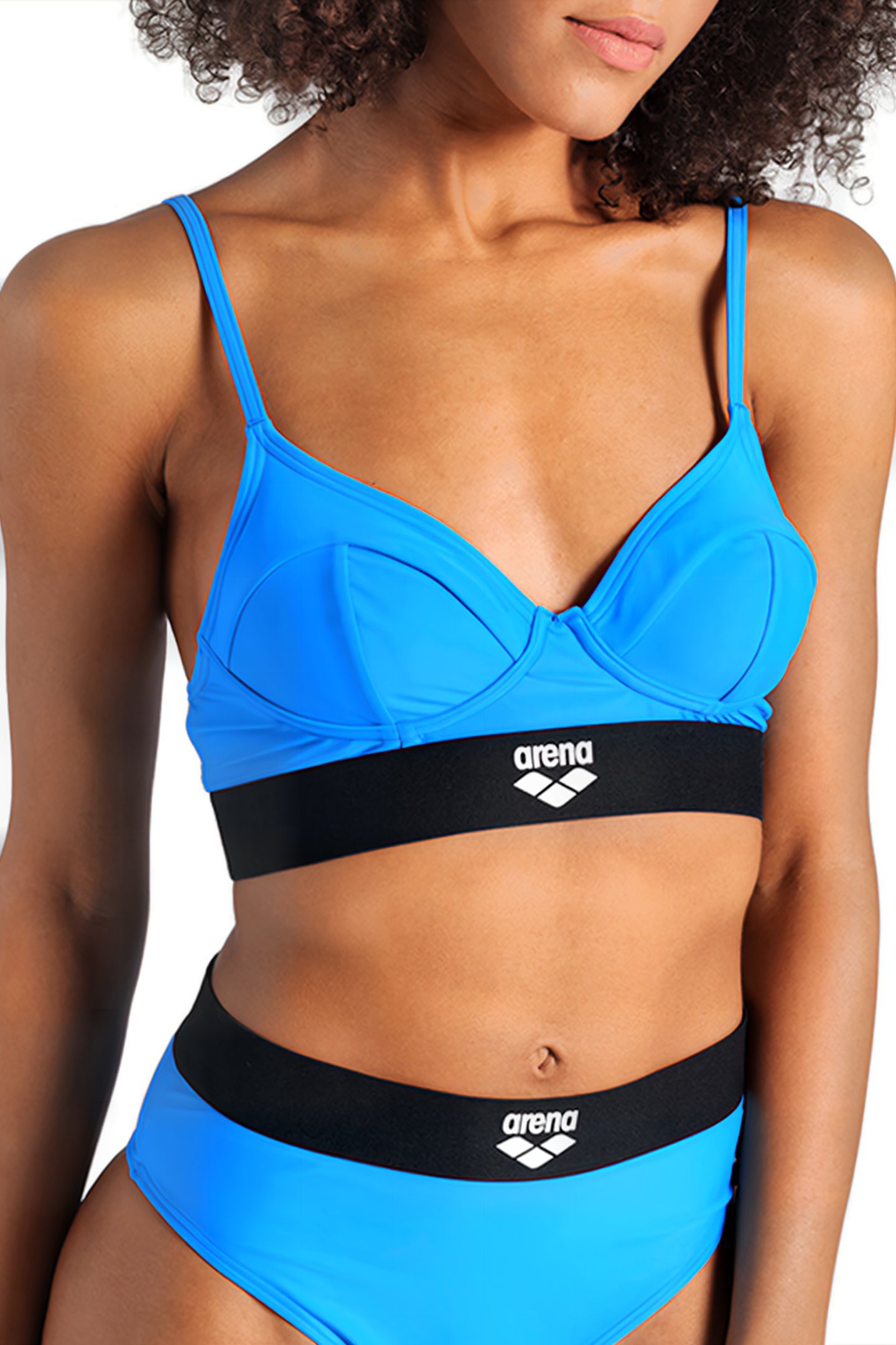 WOMEN'S ARENA BICOLORE ELASTIC BRASSIERE BLUE CHINA 4