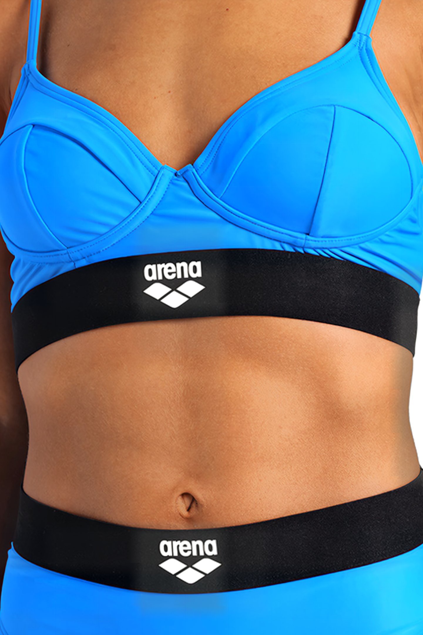 WOMEN'S ARENA BICOLORE ELASTIC BRASSIERE BLUE CHINA 6