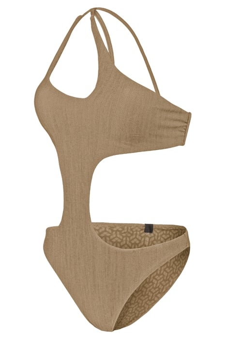 WOMEN'S ARENA TECH WOOL CUT OUT SWIMSUIT SAND 6