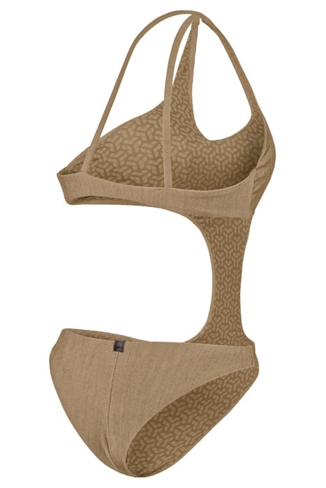 WOMEN'S ARENA TECH WOOL CUT OUT SWIMSUIT SAND 8