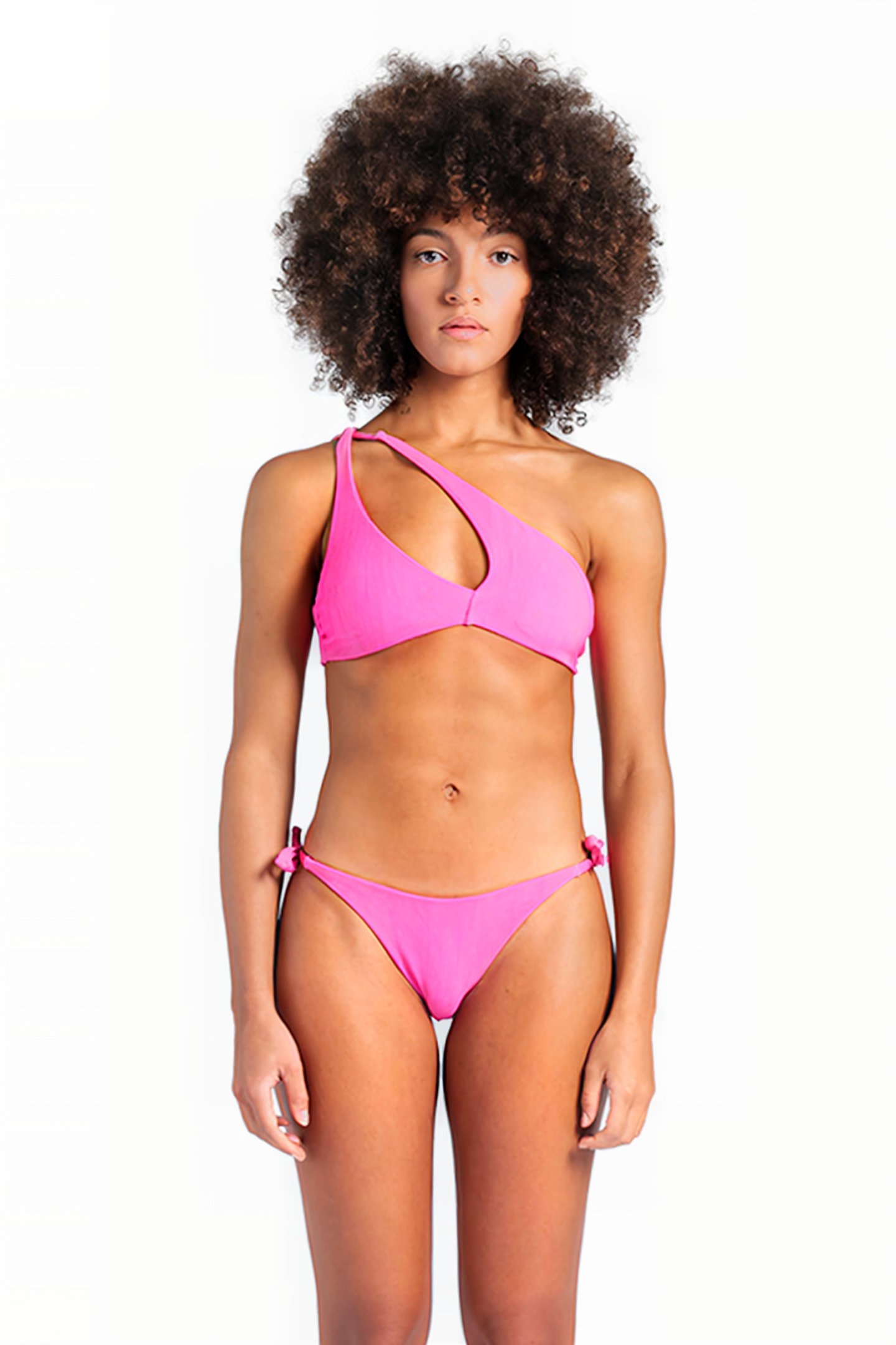 WOMEN'S ARENA TECH WOOL CUT OUT BIKINI FUXIA 1