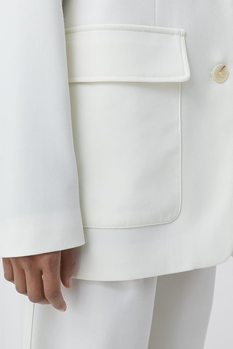 BLAZER WITH PATCH POCKETS IVORY 6