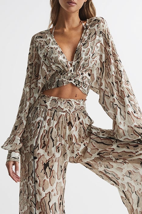 DENNY-PRINT WIDE-LEG & FLARED PANTS PRINT 6