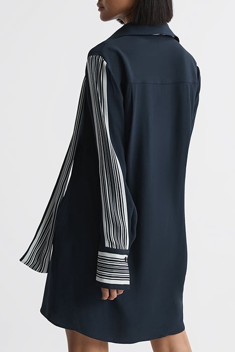 ELLIE-SIDE DRESS NAVY 2