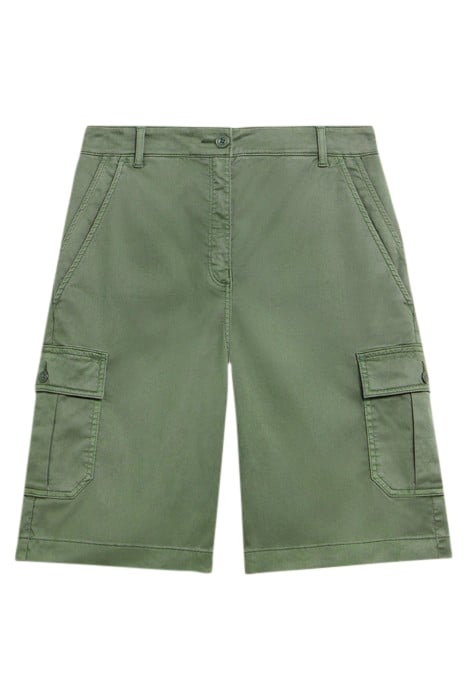 EVERLEIGH CARGO SHORTS MID GREEN 1
