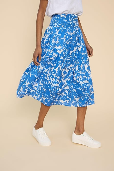 MAEVA SKIRT IVORY PRINTED 1