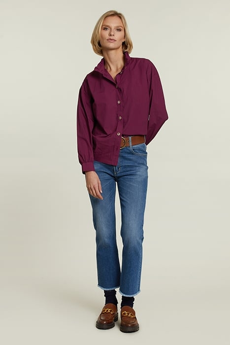 PURPLE RUFFLE BLOUSE 3