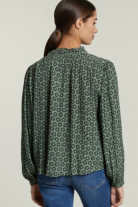 MULTI FANTASY BLOUSE BALLOON SLEEVES 2