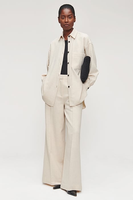 COTTON WOOL MIX OVERSHIRT SIMPLY TAUPE 3