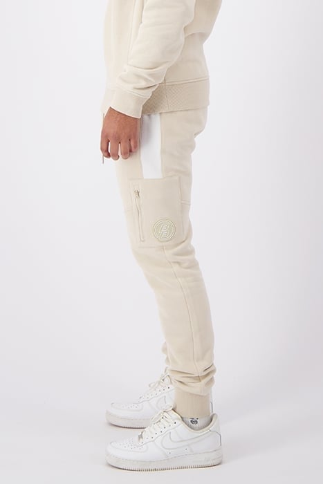 STRIPE SWEATPANTS SAND 6