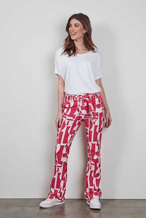 TRAVEL PANTS PASEO PRINT MAGENTA ROSE WITH GALAXY 2.0 PRINT 4