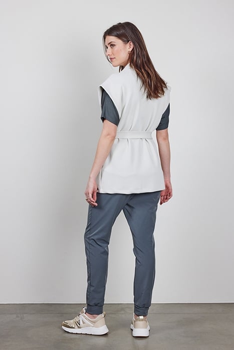 SLEEVELESS VEST DIAM LIGHT SILVER 3