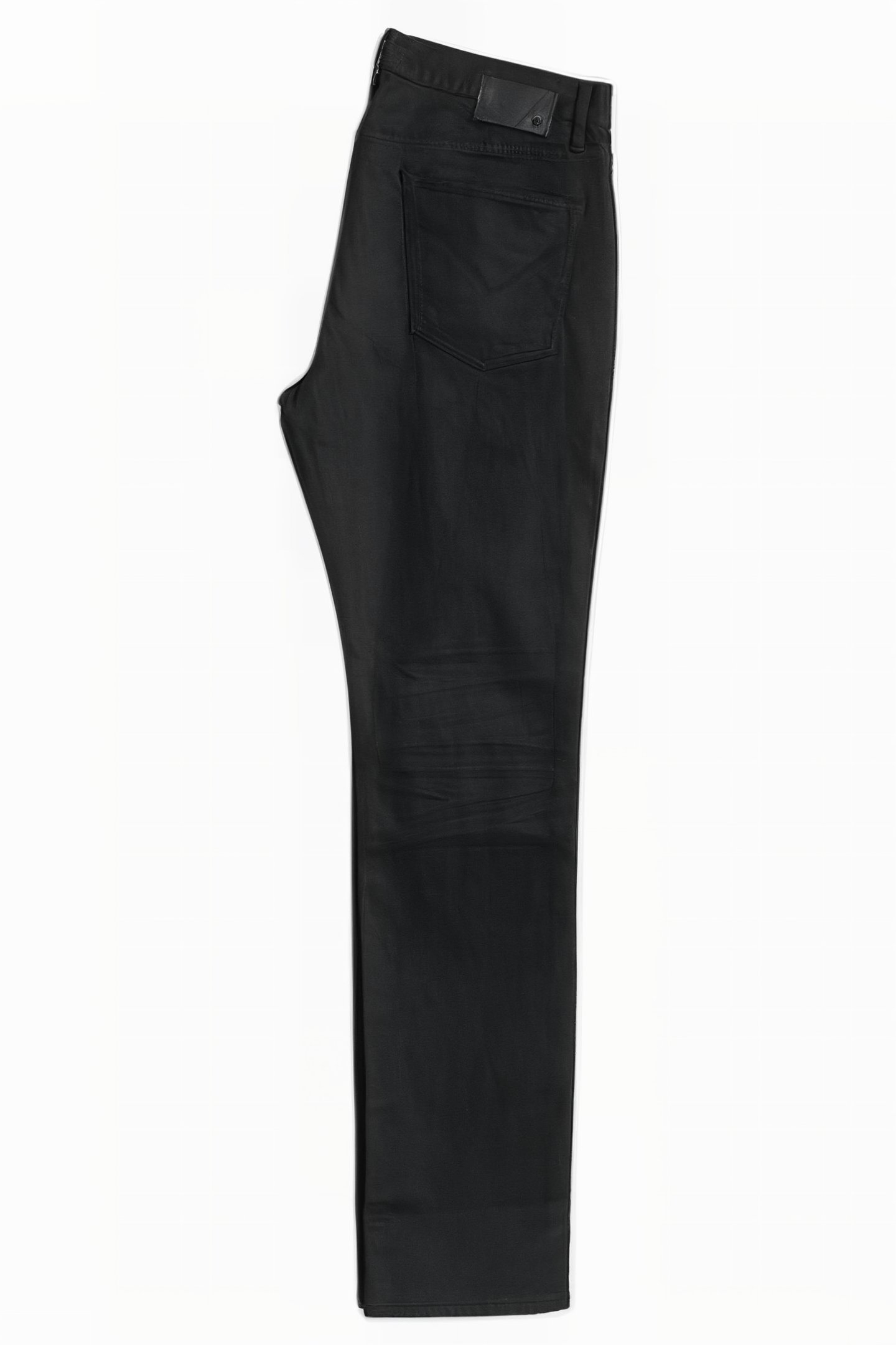 BOWERY COATED STRETCH JEAN JET BLACK 2