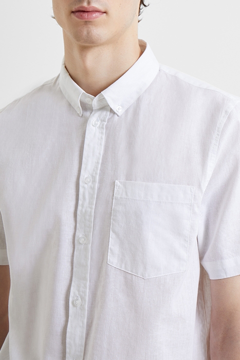 LINEN 55 SS WHITE 3