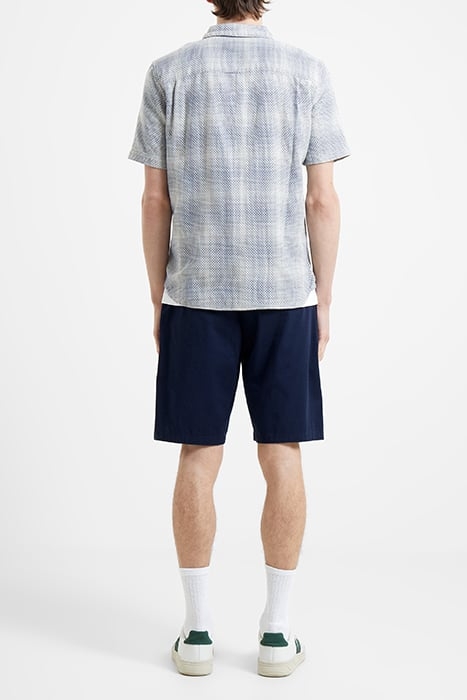 BERROW DOBBY COTTON SHIRT WHITE 2