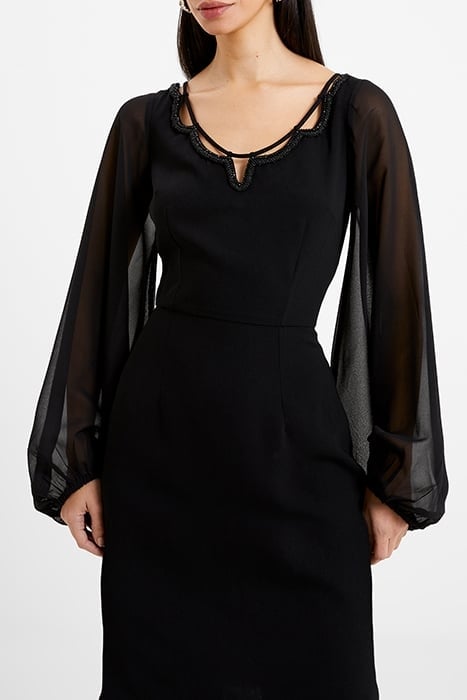 ADDINALA CREPE DRESS BLACK 3