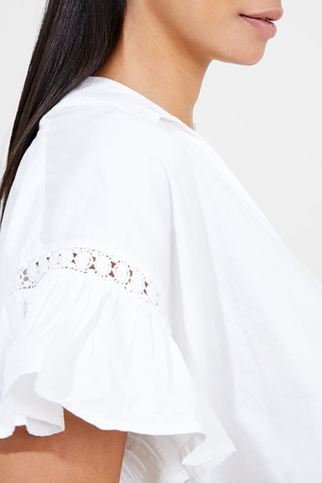 SINDEY COTTON SATIN SHIRT WHITE 4