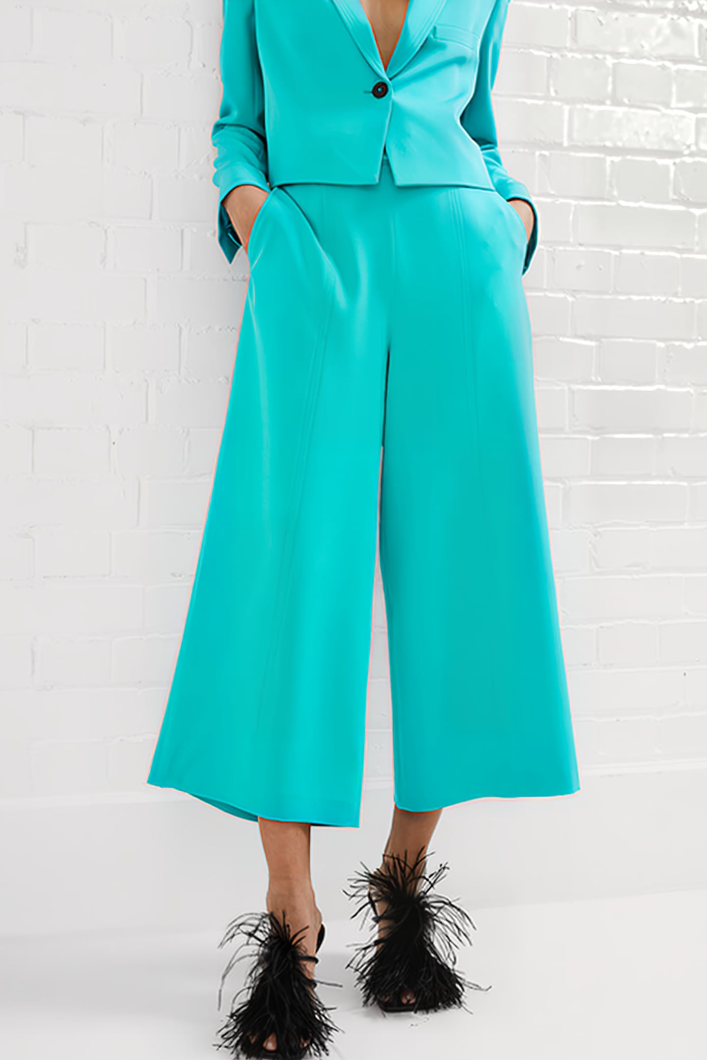 ECHO CREPE CULOTTE GREEN 1