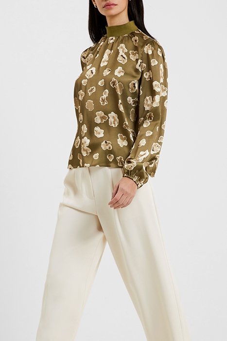 BRONWEN ALEEYA SATIN TOP BROWN 4