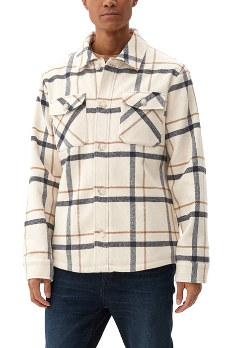 S.OLIVER JACKETS INDOOR BROWN CHECK 1
