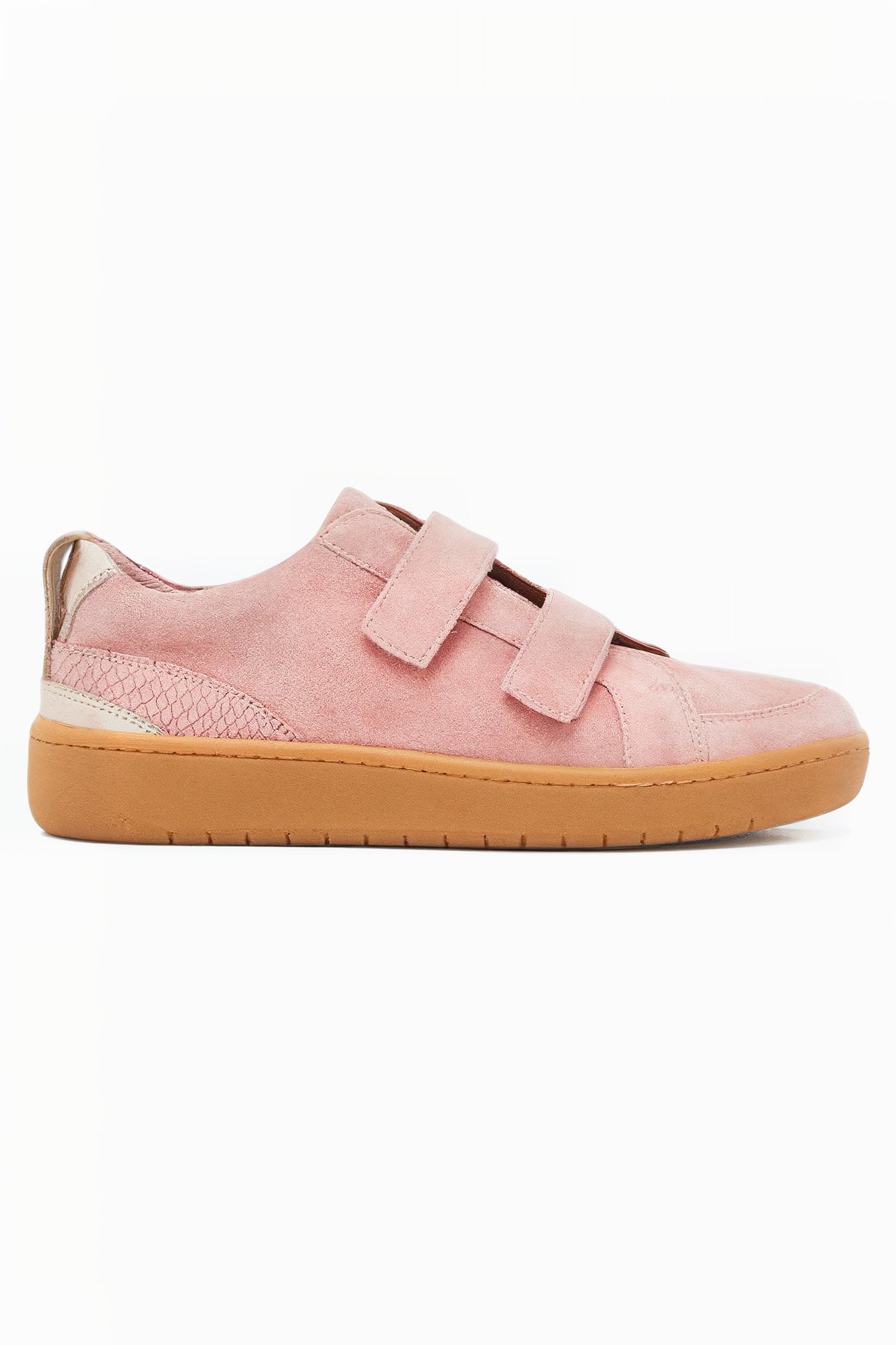 VELCRO SUEDE TRAINER TY PINK 1