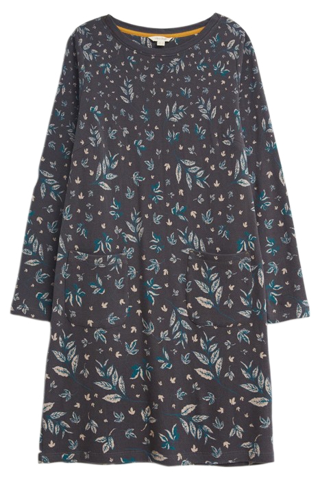 FLEUR JACQUARD JERSEY DRE GREY 1