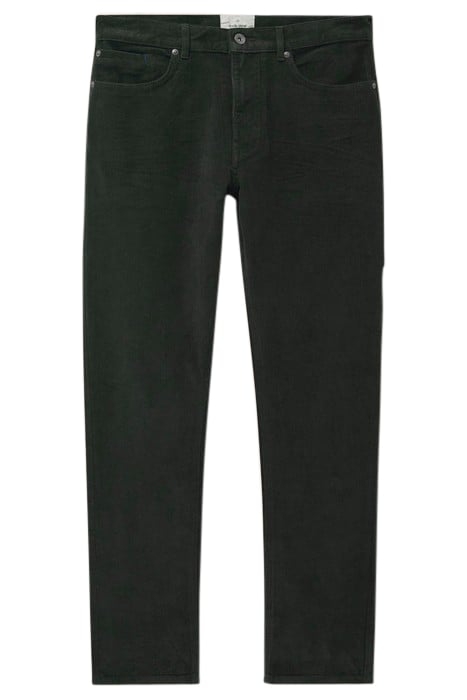 CROSBY CORD TROUSER DARK GREEN 4