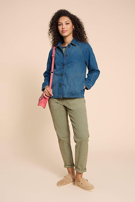 EDEN DENIM JACKET MID DENIM 1