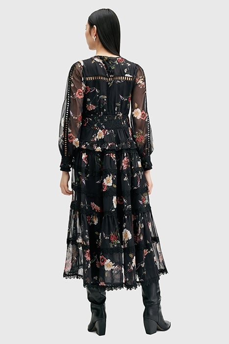 ZORA MIDI DRESS UNITY BLACK 2