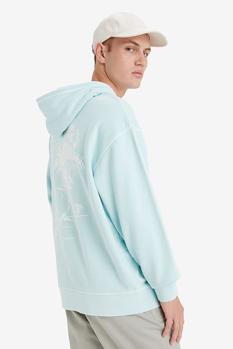 RELAXED JEANS HOODIE BLUE 2