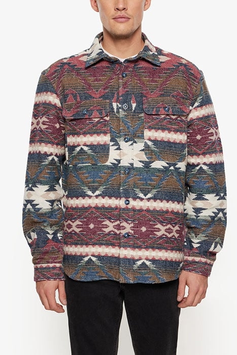 AZTEC JACQUARD VINTAGE RED 1