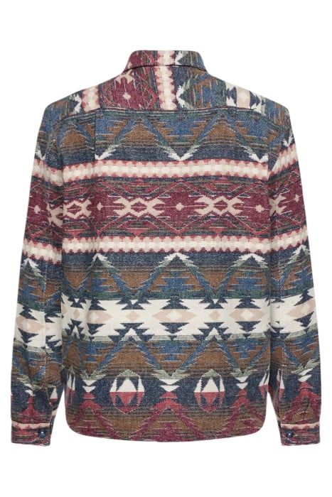 AZTEC JACQUARD VINTAGE RED 5