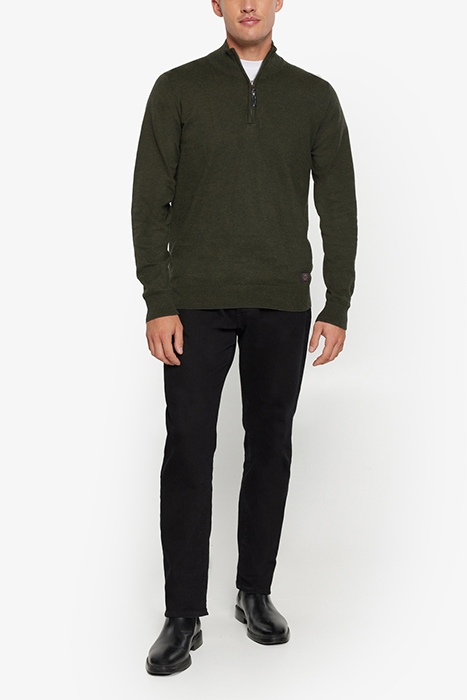 KLAUSSI HALFZIP + FULL GREEN MELANGE 3