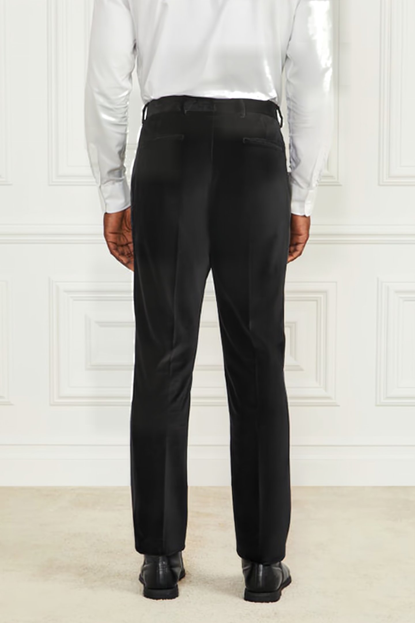 MARCIANO BY GUESS WARREN SMOKING PANT JET BLACK SUIT 2
