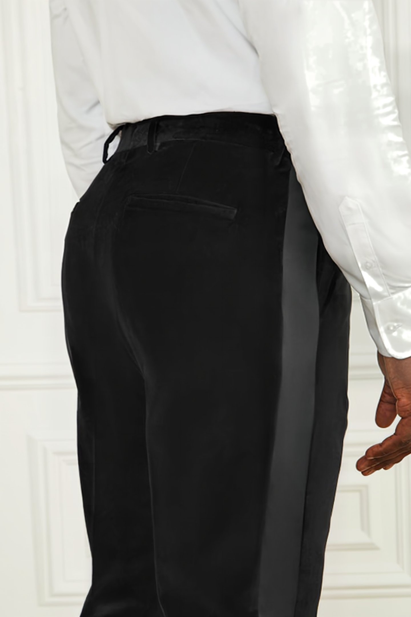 MARCIANO BY GUESS WARREN SMOKING PANT JET BLACK SUIT 8