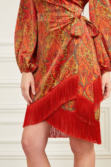 MARCIANO BY GUESS MORRIS DRESS PAISLEY PRINT 7