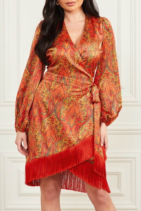 MARCIANO BY GUESS MORRIS DRESS PAISLEY PRINT 1