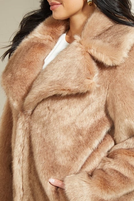 GWENDA COAT MARFA LIGHT FAUX FUR MULTI 6