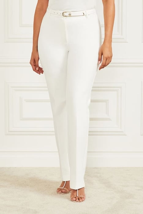 MARCIANO BY GUESS HARPER PANT PALE STRAIGHT PEARL 1