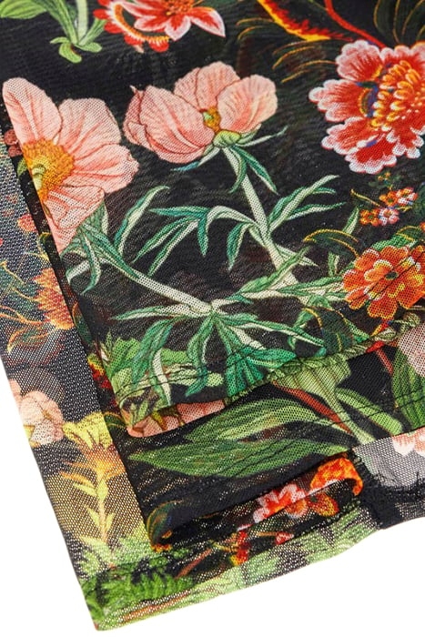 LEWIS MESH SKIRT BLACK BEAUTY PRINT 8