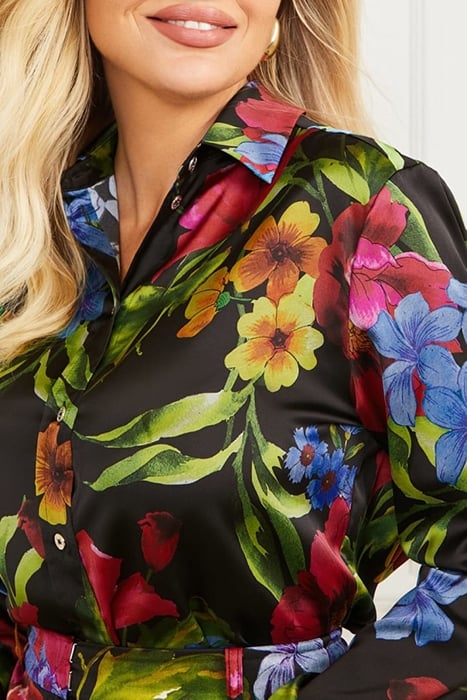 MARCIANO BY GUESS MELISSA PRINTED SHIRT BOLDLY BLOOMING BUTT 5