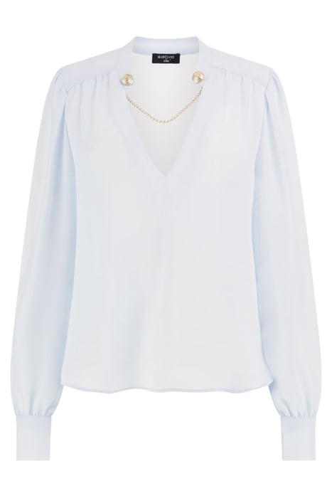 MARCIANO BY GUESS EVA BLOUSE HELIUM 4