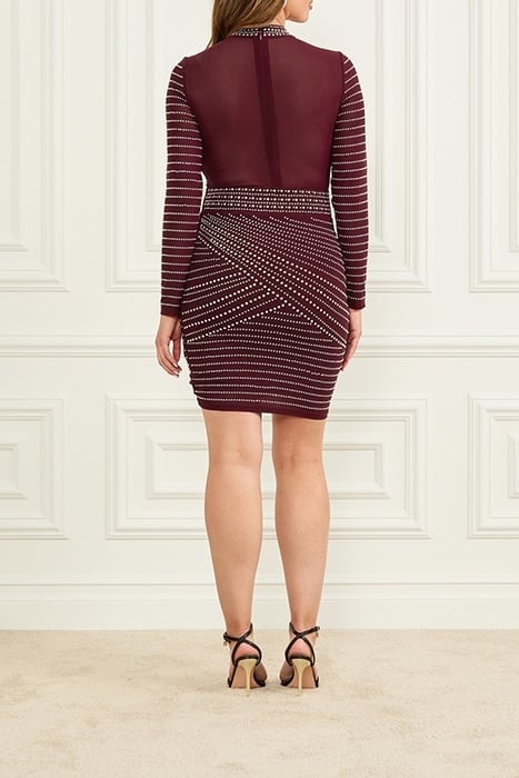 STELLA MINI DRESS VINO 4