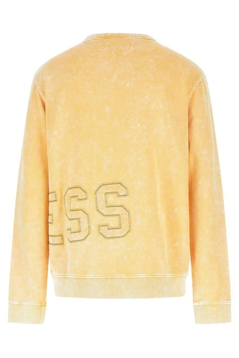 TREATED GUESS LOGO CN SWEATSHI MANGO SEED YELLOW 5