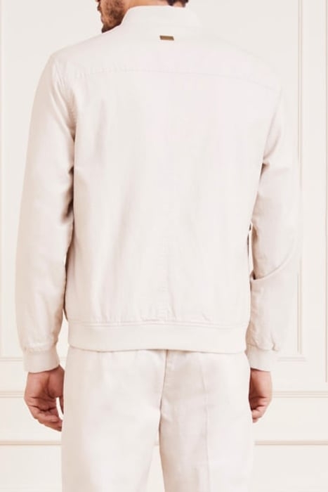 BOMBER WITH BUTTONS NEUTRAL JACKET MILK 2