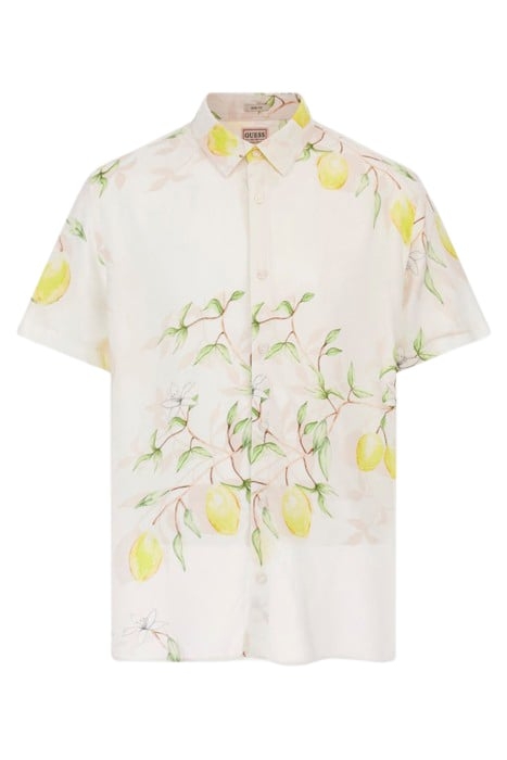 SS ECO RAYON LEMON VINES SHIRT LEMON VINES 4