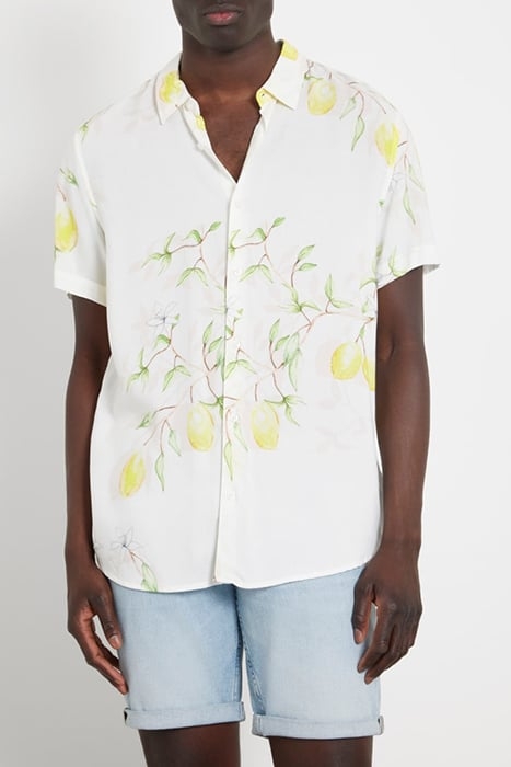 SS ECO RAYON LEMON VINES SHIRT LEMON VINES 1