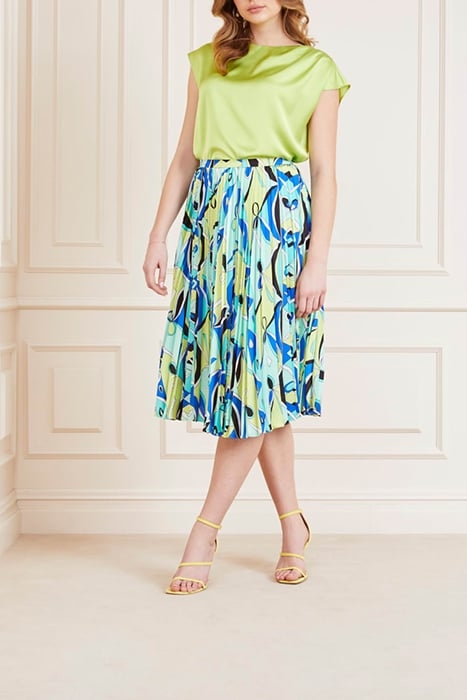 MARCIANO BY GUESS GRACE TOP SPRINTG BLOUSE LEAF 3