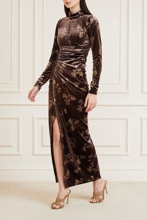 ANGELICA TABITHA MAX COLD BREW MAXI DRESS MULTI 4