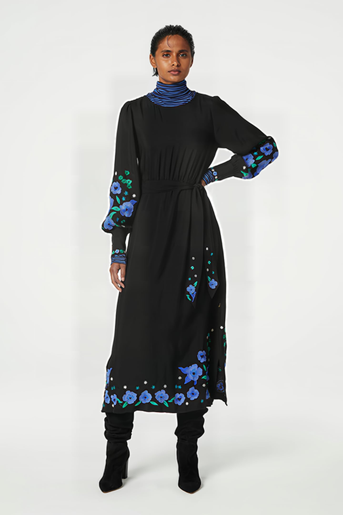 DARIA DRESS BLACK 1